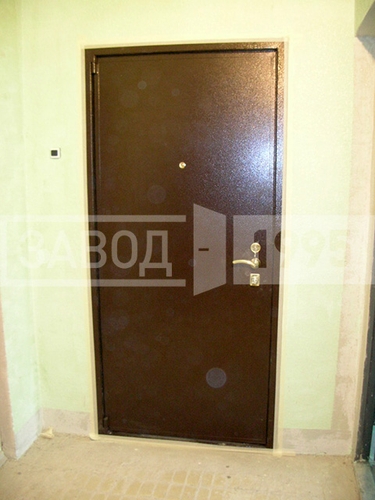 Вид двери снаружи