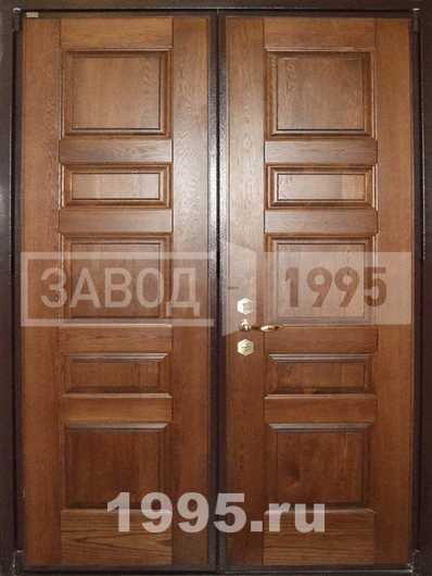 Двустворчатая дверь металлическая