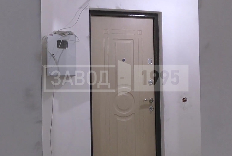 Дверь с фрезерованным МДФ