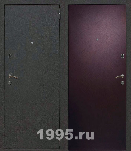 Подъездные двери с порошком № 10