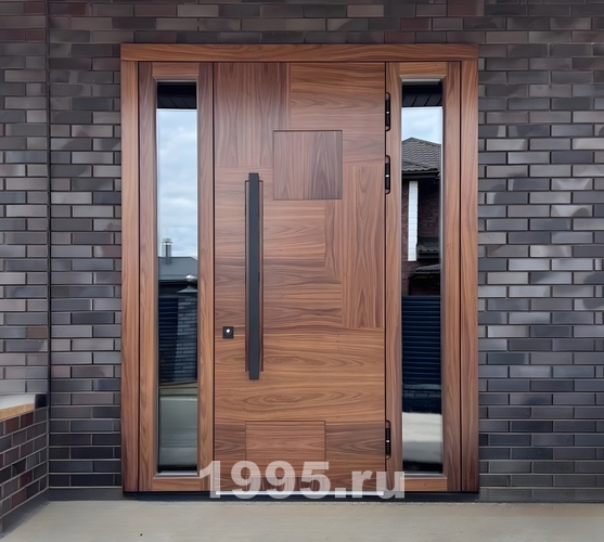 Дверь с боковыми вставками