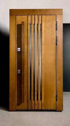 Дверь с бугельной ручкой