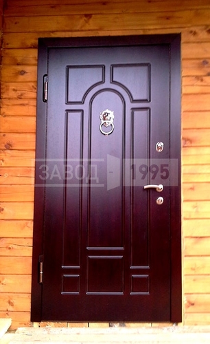 Дверь с кнокером в частном доме