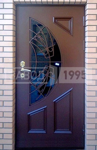 Дверь с металлофиленкой