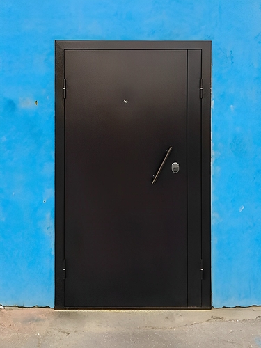 Дверь с ручкой-скобой Дверь с ручкой-скобой