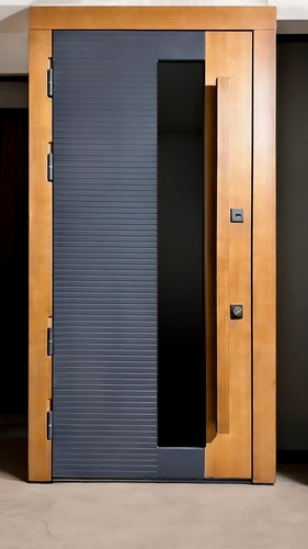 Двухцветная остекленная дверь