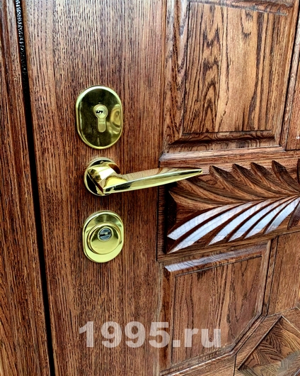 Двухсистемный замок, вид спереди