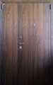 Двустворчатая дверь с ламинатом № 10