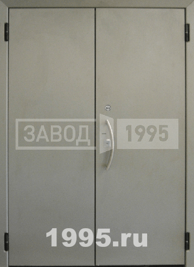 Двустворчатая подъездная дверь
