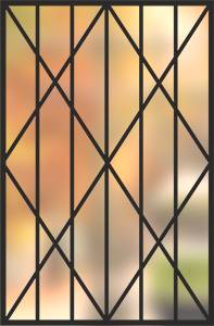 Сварная решетка на окно № 18 Сварная решетка на окно № 18
