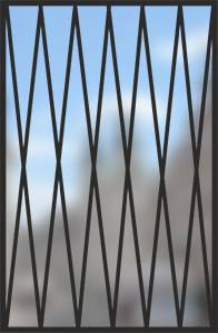 Сварная решетка на окно № 4 Сварная решетка на окно № 4