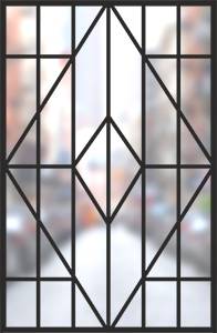 Сварная решетка на окно № 9 Сварная решетка на окно № 9