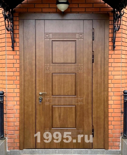 Глухая дверь МДФ с классической фрезеровкой