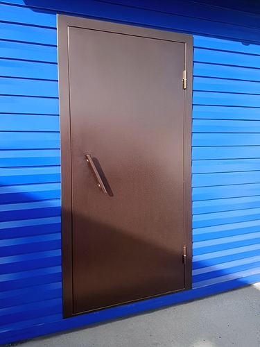 Глухая порошковая дверь Глухая порошковая дверь