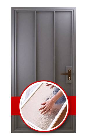 Как утеплить металлическую дверь своими руками