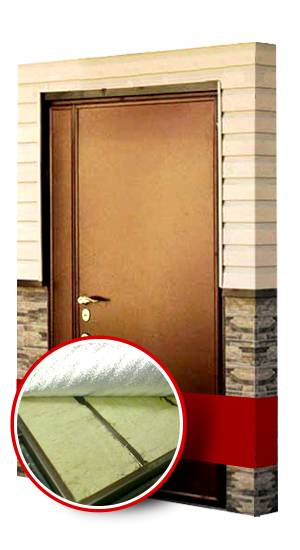 Теплая дверь на дачу Теплая стальная дверь на дачу