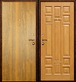 Дверь эконом класса с ламинатом и МДФ