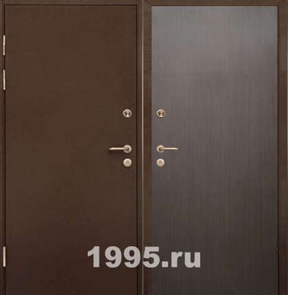 Металлические двери ламинат и порошок