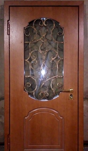 МДФ с ковкой и стеклом