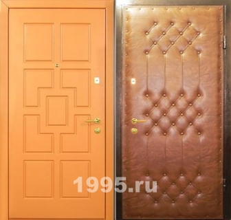 входные металлические двери МДФ № 4