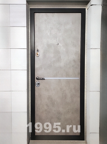 Металлическая глухая дверь