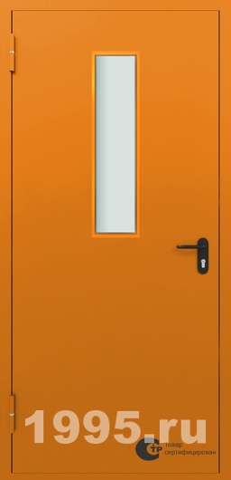Остекленная противопожарная дверь