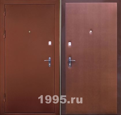 Металлические двери эконом класса № 17
