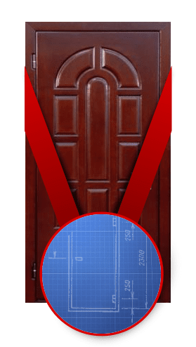 Входные двери размеры коробки