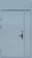 Технические двери с верхней вставкой