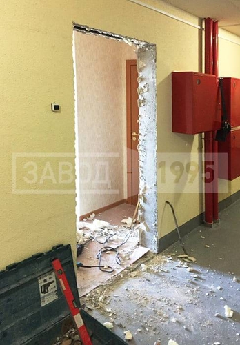 Дверной проем для установки двери