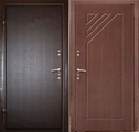 Двери эконом класса с винилискожей и МДФ
