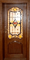Квартирные двери с витражами